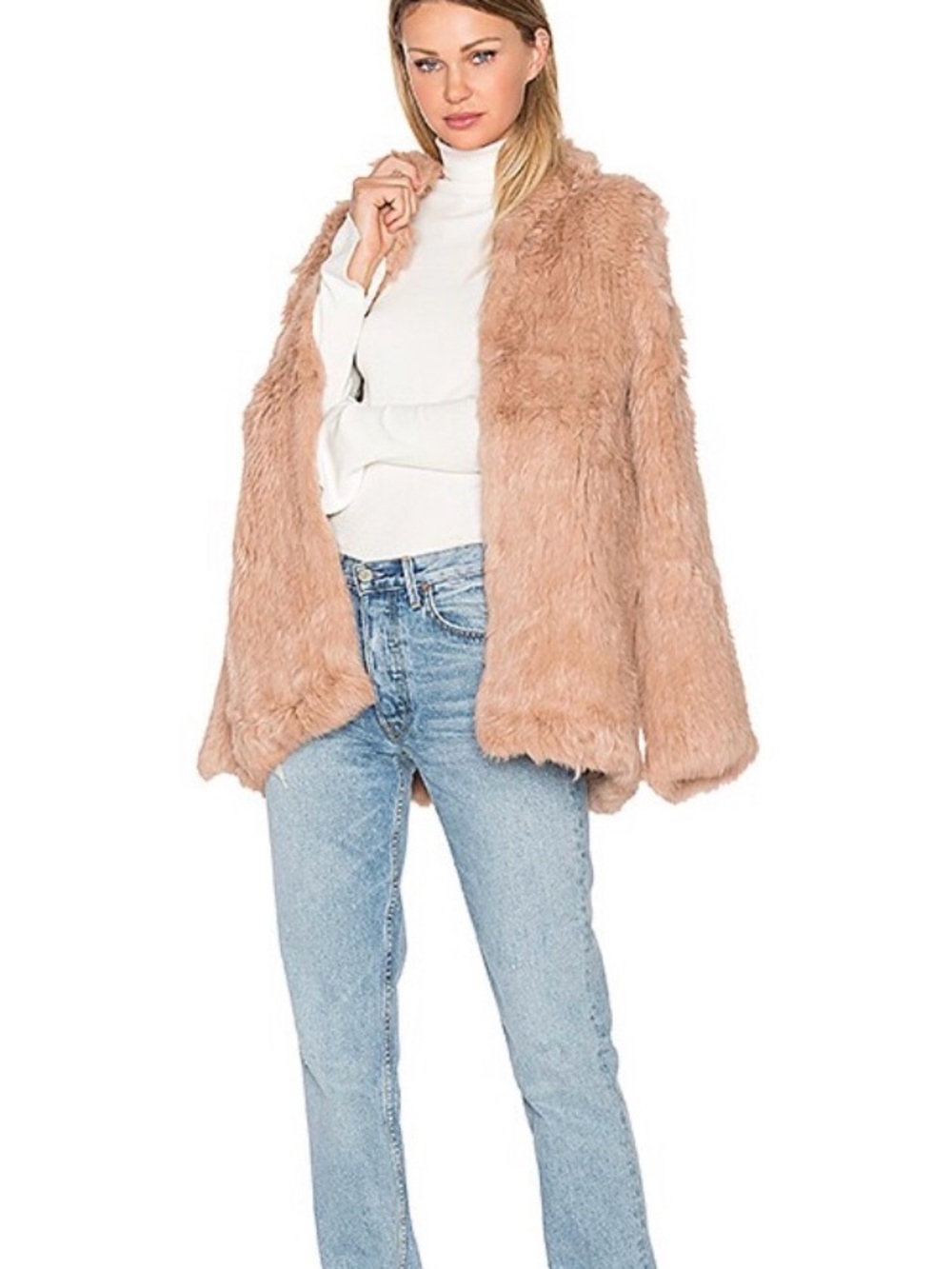 EAVES Denver rabbit fur jacket